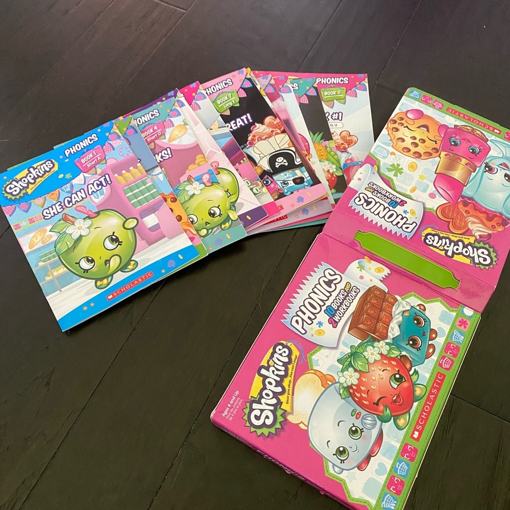 Shopkins Phonics Books.